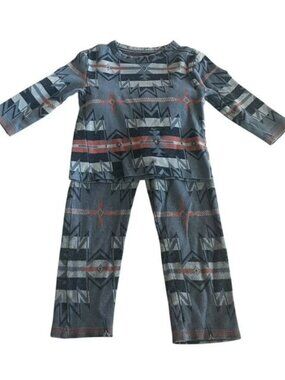 Faherty Toddler Two Piece Blue Outfit Size 2T